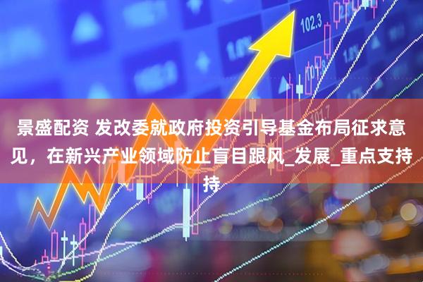 景盛配资 发改委就政府投资引导基金布局征求意见，在新兴产业领域防止盲目跟风_发展_重点支持